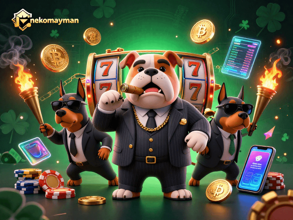 Engage with the thrilling slots experience in nekomayman featuring dynamic casino elements and characters.