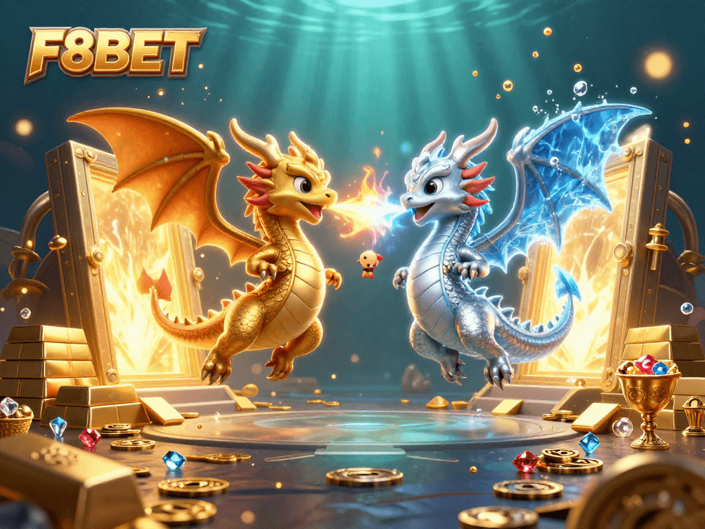 Experience thrilling F8BET adventures in a vibrant underwater casino world with dragons