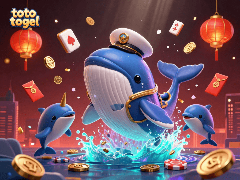 Experience the thrill of toto togel with exciting characters and gameplay elements in this vibrant illustration.