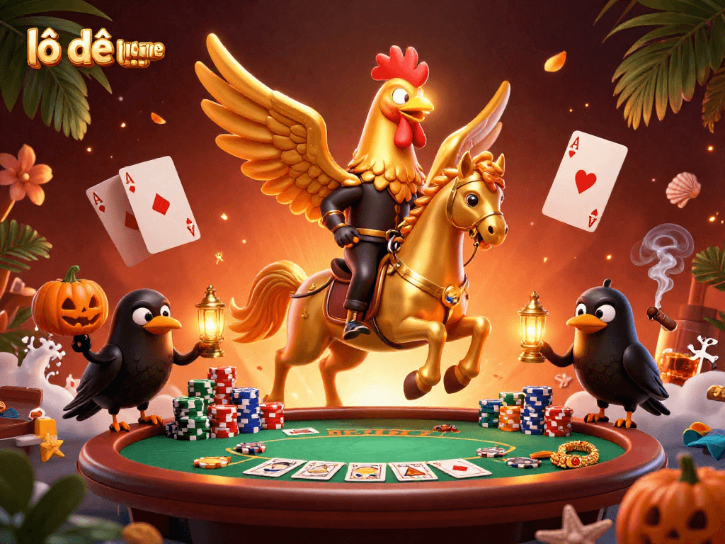 Engage with lô đề online and experience the magic of a midnight casino scene.