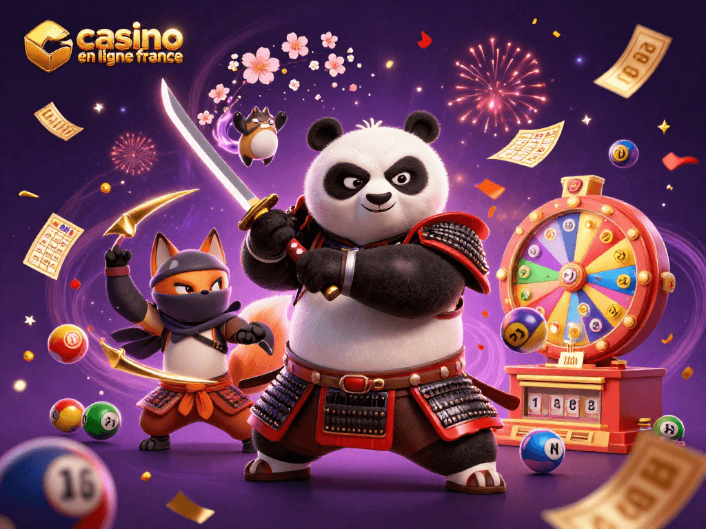 Vibrez avec "casino en ligne france" en jouant joyeusement avec des personnages et des éléments de casino colorés.