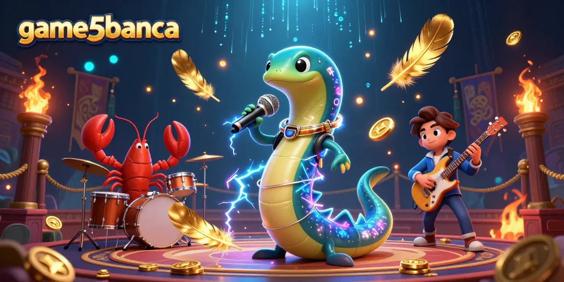 game5banca showcases a vibrant underwater casino atmosphere with electrifying performances from sea creatures.