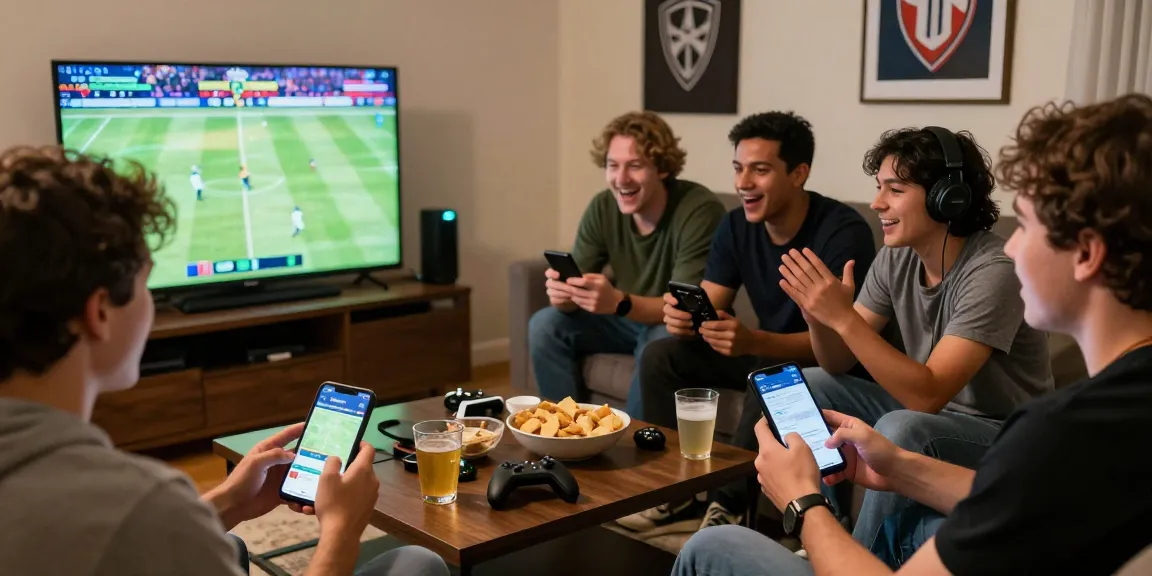 Bola88 sports betting experience with friends enjoying live matches and interactive gaming.