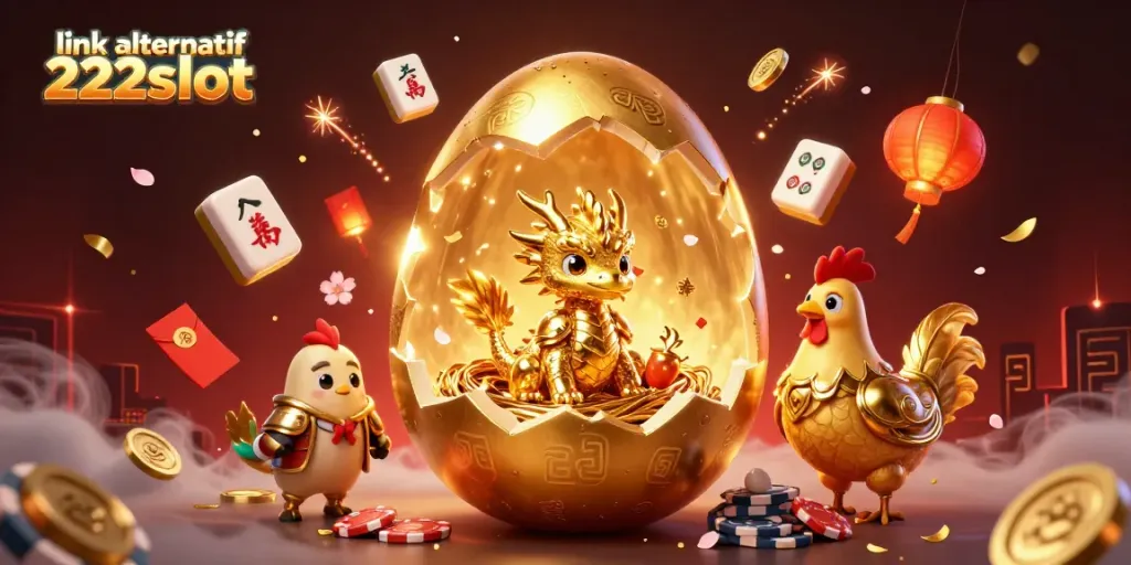 Gali pengalaman bermain slot dengan link alternatif 222slot yang menarik dan penuh dengan karakter emas yang memukau.