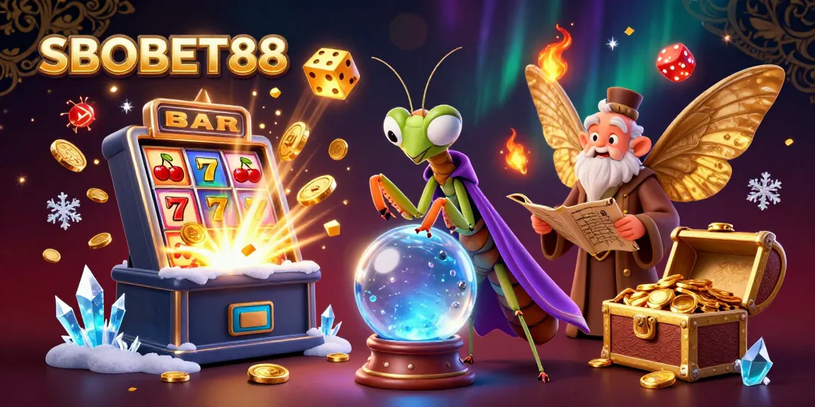 SBOBET88 menampilkan pengalaman taruhan dengan peluang tinggi dan bonus harian dalam ilustrasi 3D yang penuh warna.