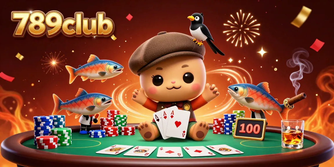 Engage with the exciting 789club gaming scene featuring unique characters and poker elements.