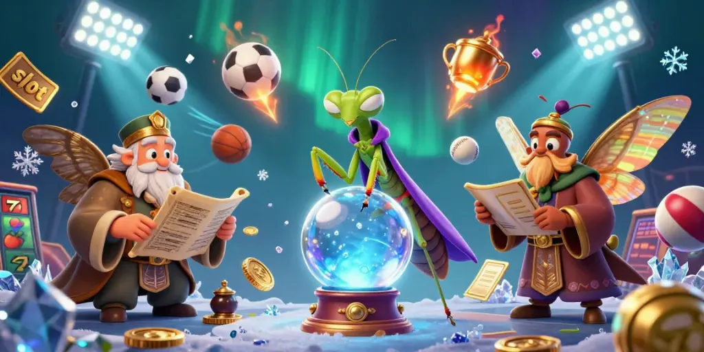 Slot mesin yang menunjukkan kemenangan dengan tokoh mistis dalam ilustrasi 3D yang menakjubkan.