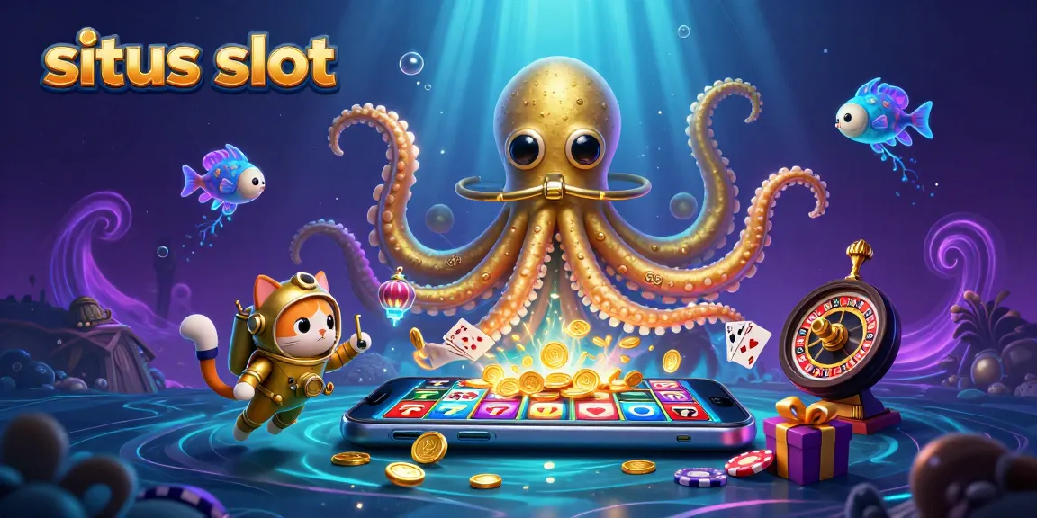 Memenangkan hadiah fantastis di situs slot dengan kraken raksasa dan ikan bioluminescent meriah.