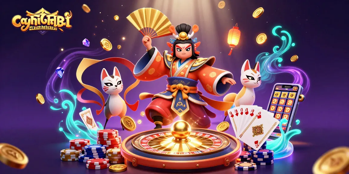Experience caicanhphattai with captivating 3D casino characters surrounded by vibrant game elements.