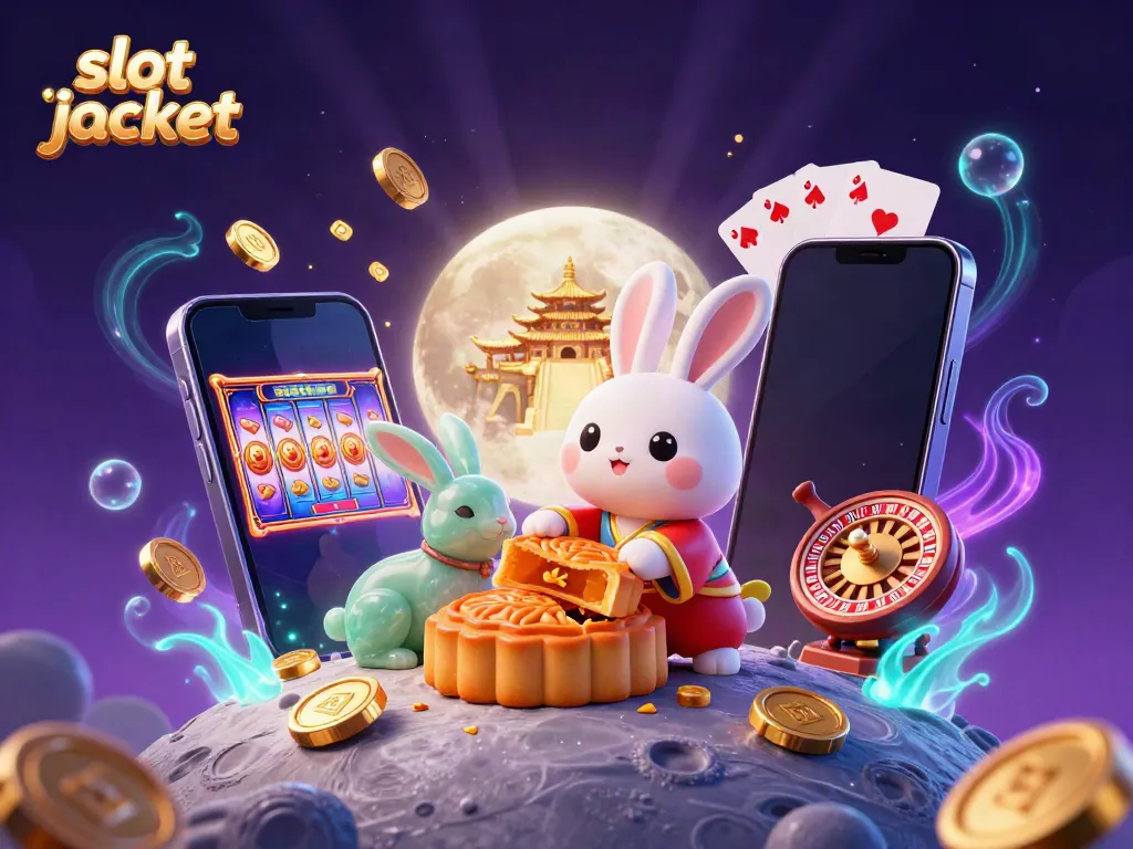 Experience the thrill of winning big with slot jackpot in this vibrant 3D casino illustration.