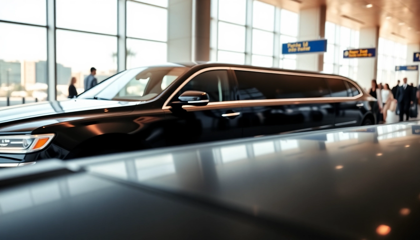 Book a stylish airport limo for luxurious travel and convenience near the airport.