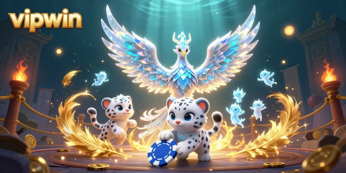 Experience thrilling moments at vipwin with lively characters in an ultra-detailed 3D casino scene.
