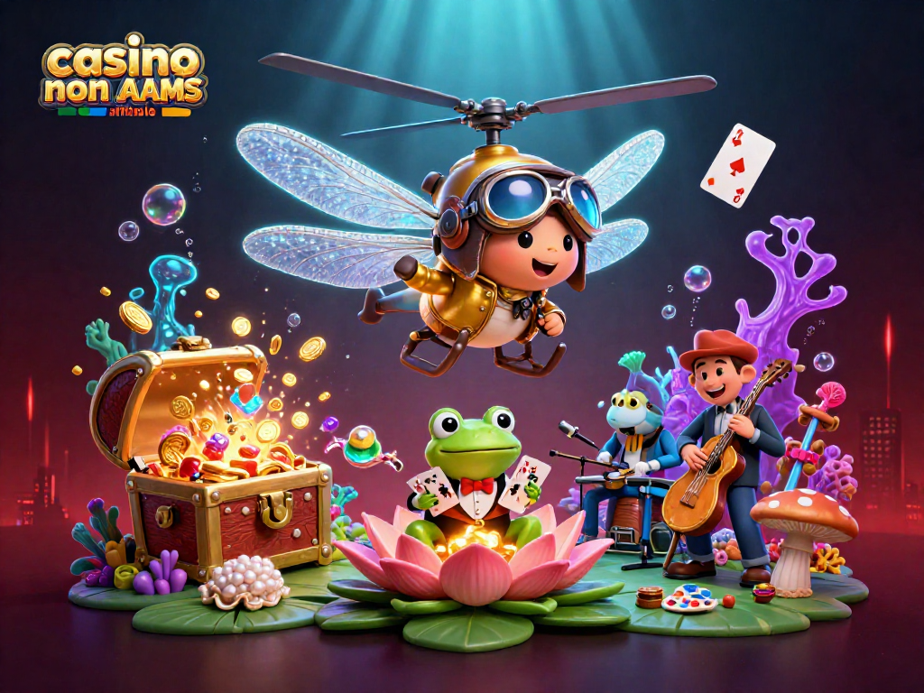 Gioca nei migliori casino non AAMS affidabili con il nostro croupier rana e un pilota creativamente ispirato.