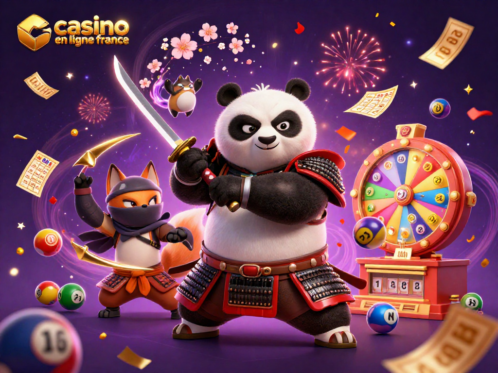 Vibrez avec "casino en ligne france" en jouant joyeusement avec des personnages et des éléments de casino colorés.