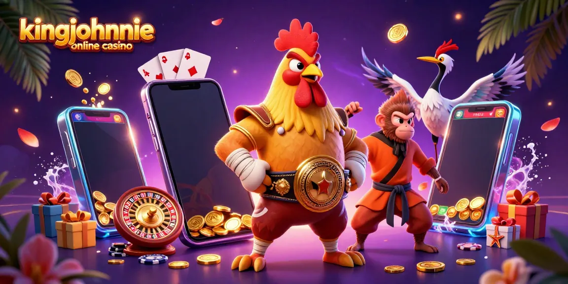 Experience the excitement of kingjohnnie online casino with vivid characters and dynamic gaming elements.