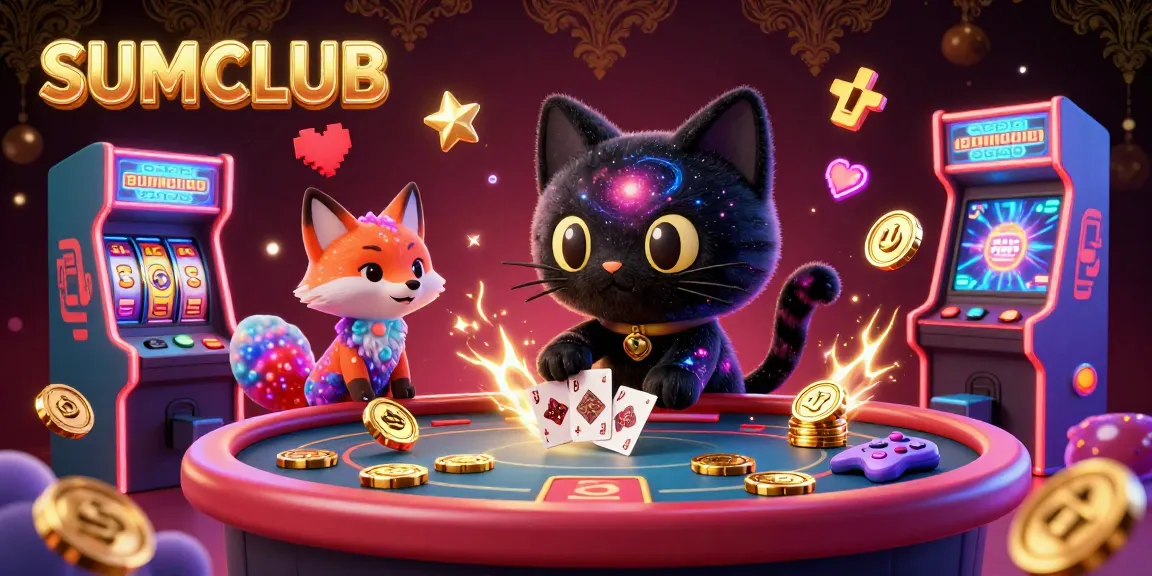 Experience exciting wins at SUMCLUB with vibrant casino graphics and engaging gameplay.