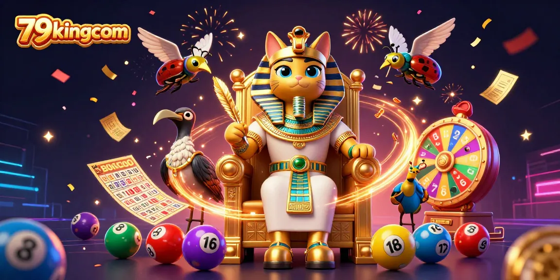 Engage with the vibrant energy of 79kingcom through dynamic lottery and bingo games in a thrilling casino scene.
