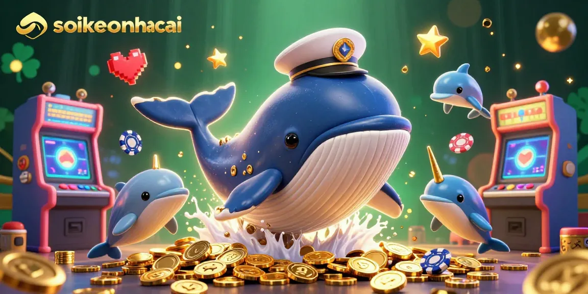 Bet on exciting games with soikeonhacai's thrilling whale and narwhal characters!
