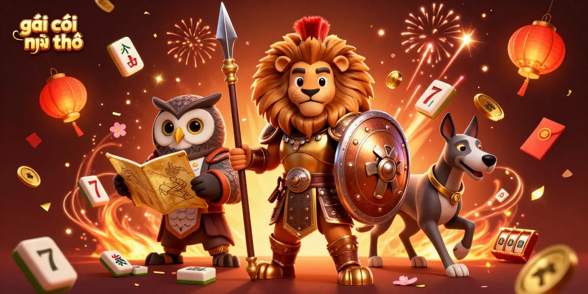 Engage with gái gọi cần thơ at a vibrant online casino scene featuring animated characters and festive elements.
