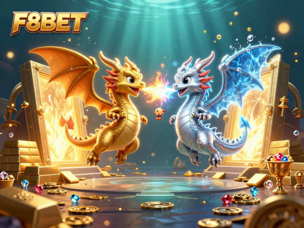 Experience thrilling F8BET adventures in a vibrant underwater casino world with dragons