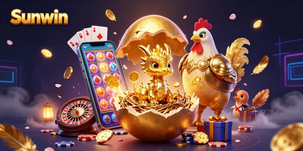 Win big with Sunwin while enjoying thrilling games with a golden dragon and interactive slots.