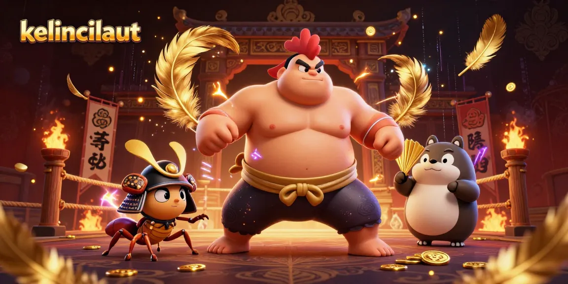 Engage in exciting gaming action with kelincilaut's vibrant online casino scene featuring dynamic characters.
