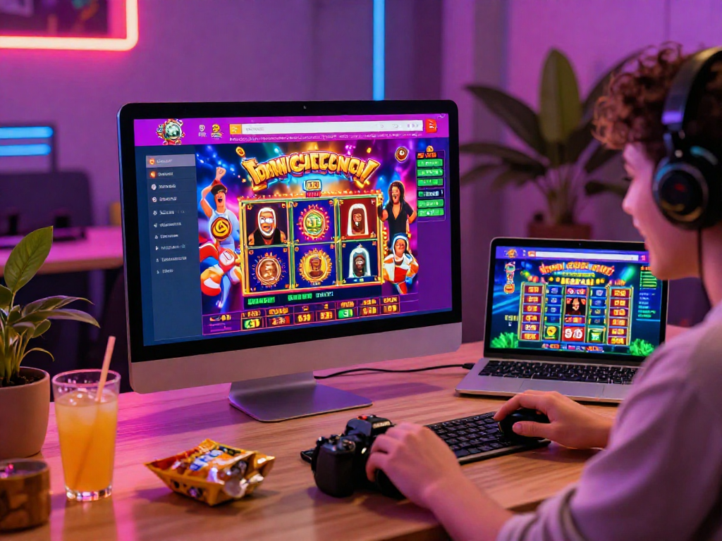 Engaging online gambling experience with slot888 on a vibrant digital casino interface.