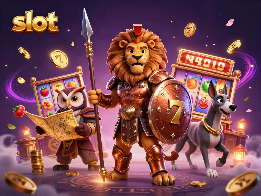Slot memberikan pengalaman mendebarkan dengan simbol keberuntungan dalam ilustrasi berbasis kasino.