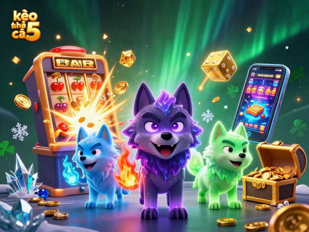 Engage with the thrilling action of kèo nhà cái 5 alive in a vibrant jackpot scene.