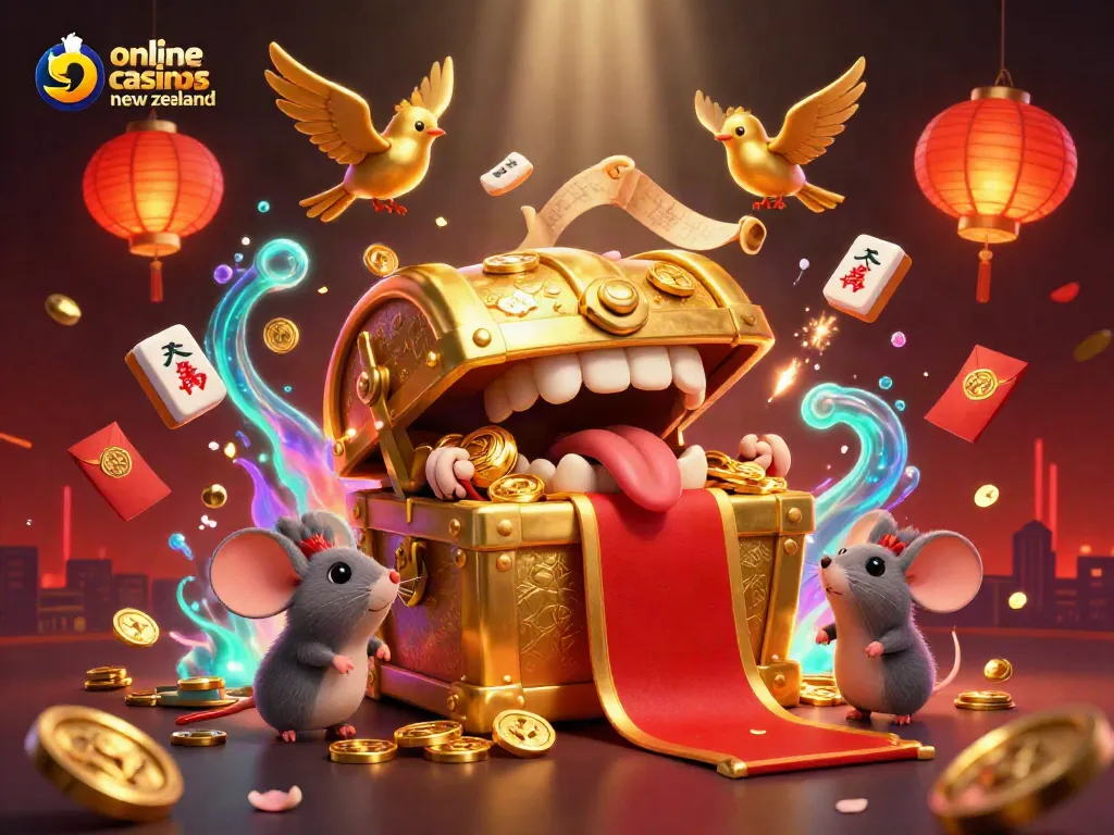 Engage in online casinos new zealand with captivating characters and vibrant gaming elements in a rich illustration.