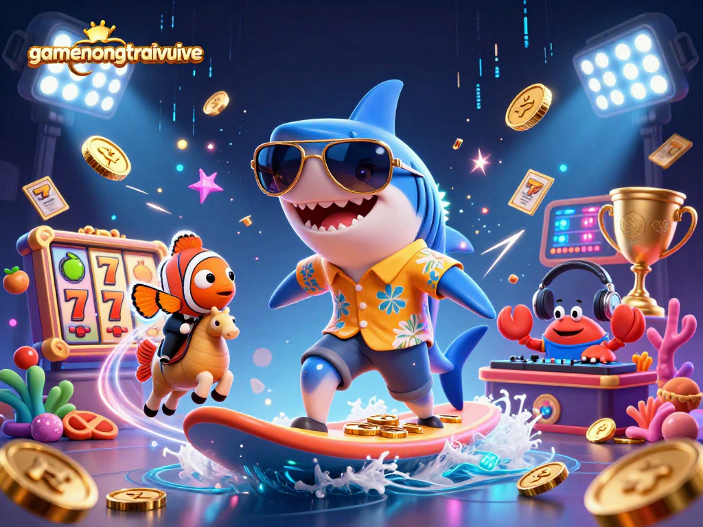 Experience thrilling slots action with gamenongtraivuive featuring lively characters and vibrant casino elements.