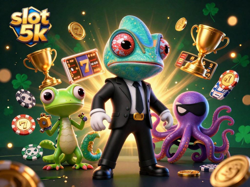 Engage with slot 5k gameplay, featuring vibrant characters and dynamic casino elements in action.