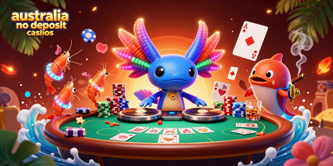 Experience the excitement at australia no deposit casinos with vibrant characters and dynamic gambling elements.