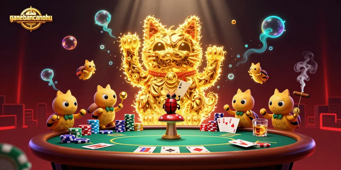 Experience thrilling gameplay with gamebancanohu, featuring dynamic casino elements and lucky charm visuals.