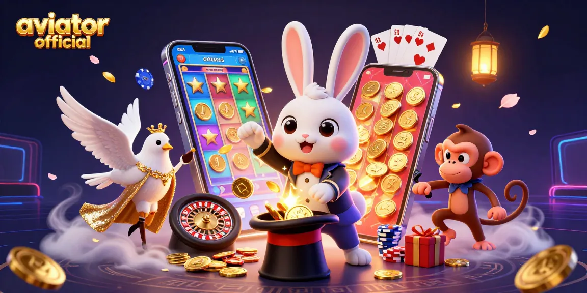 Join the excitement of aviator official as the magician rabbit pulls coins and the dove shines in the casino!