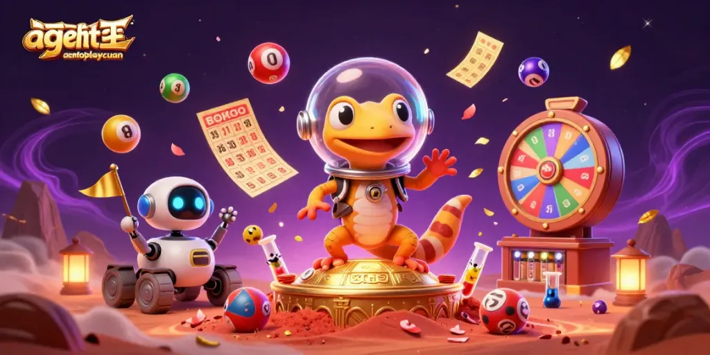 Engage with the excitement at agentotoplaycuan while a Martian gecko discovers a golden casino!