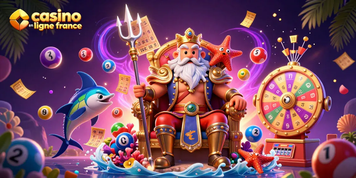 Découvrez le monde des jeux sur casino en ligne France avec Neptune et des éléments de loterie dynamiques.