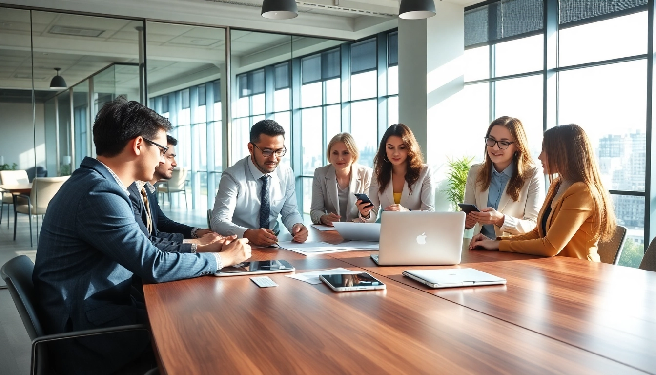 Explore best business mobile providers UK through professional collaboration in an office setting.