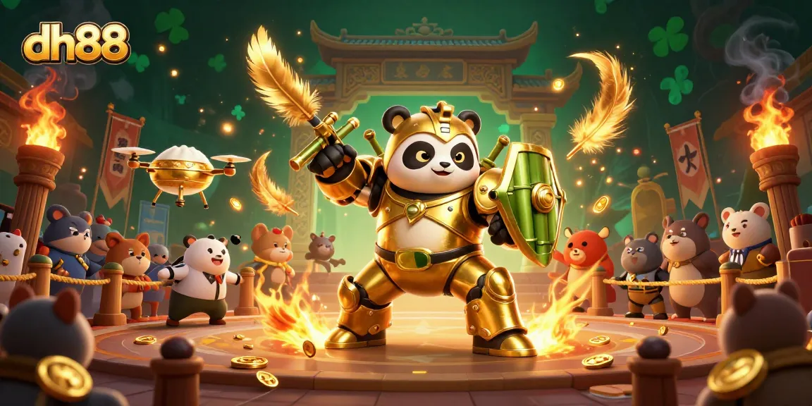 Engage in thrilling gaming action with dh88 at a vibrant, ultra-detailed 3D illustration of diverse casino elements.
