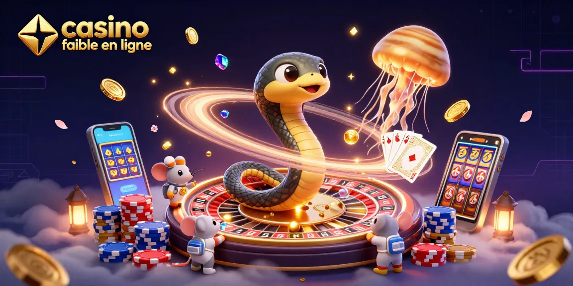 Jouez sur un casino fiable en ligne où des astronautes parient sur des anneaux de Saturne comme une roulette, entourés de pièces d'or.
