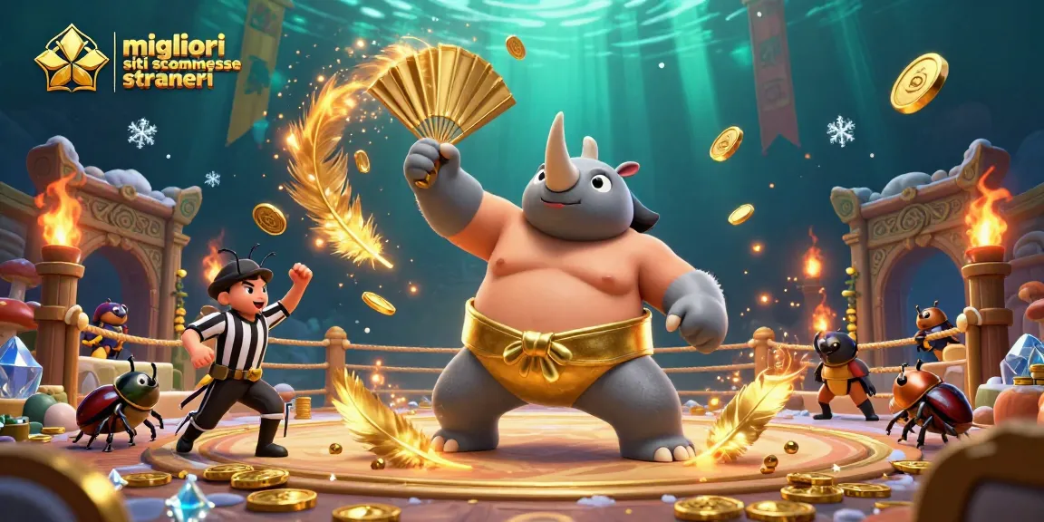 Scopri i migliori siti scommesse stranieri con l'illustrazione di una scena di scommesse vibrante e dinamica.
