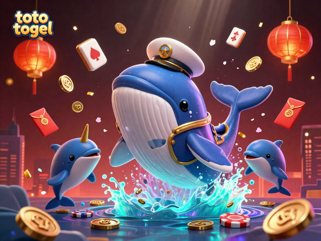 Experience the thrill of toto togel with exciting characters and gameplay elements in this vibrant illustration.